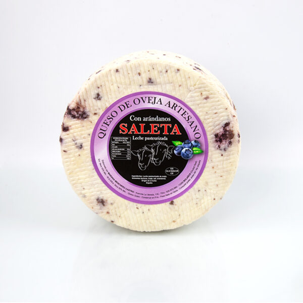 Fromage artisanal aux myrtilles